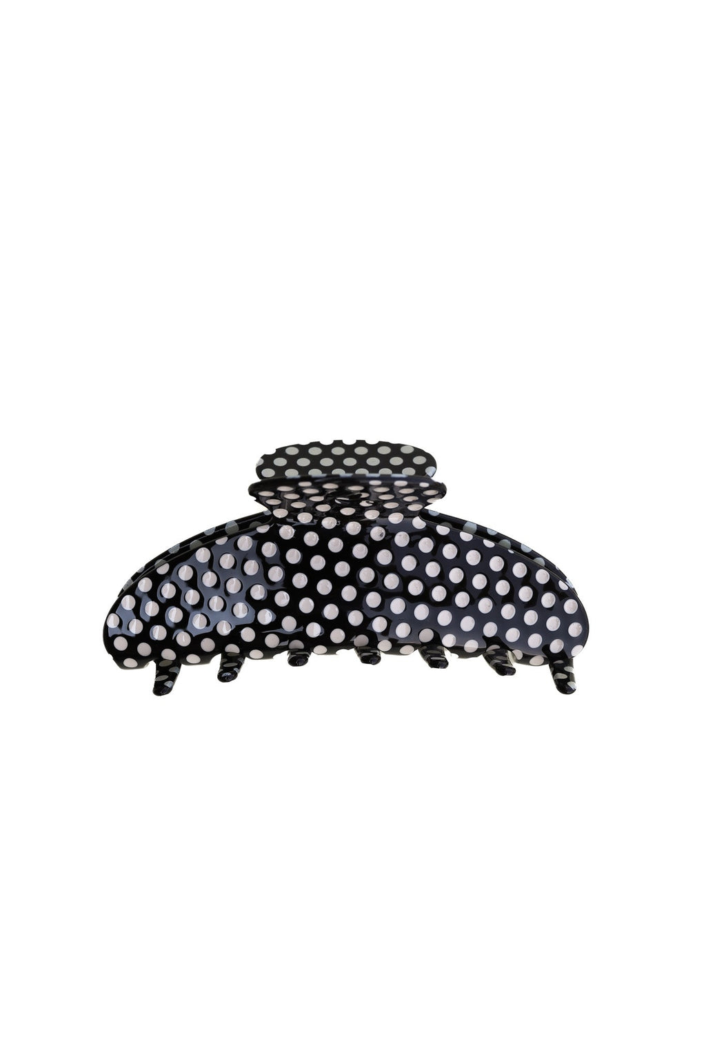 BLACK & WHITE POLKA DOT CLAW