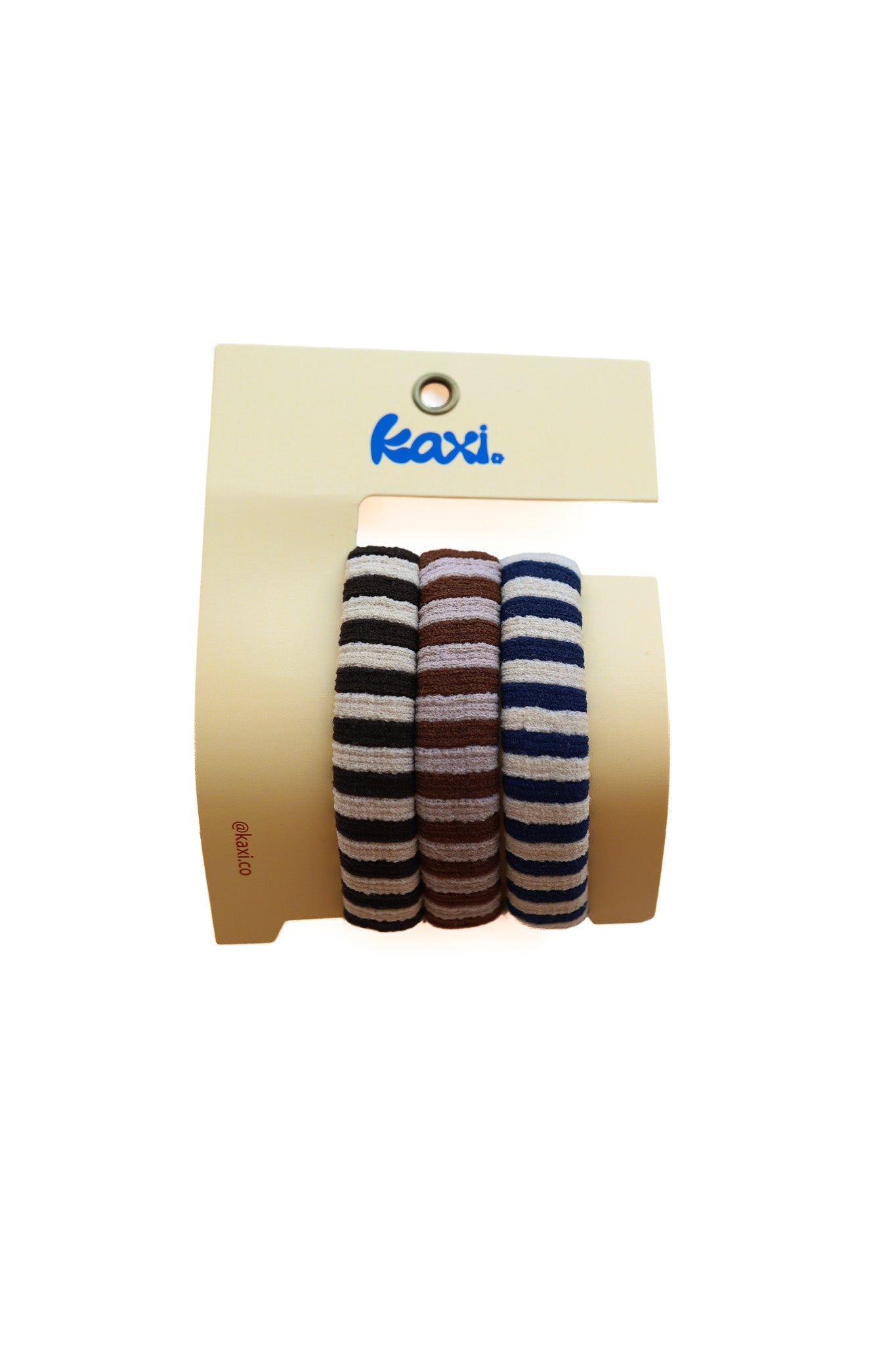 UNIVERSITY STRIPED HAIR TIE PACK