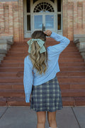 UNIVERSITY STRIPED SLOUCHY BOW