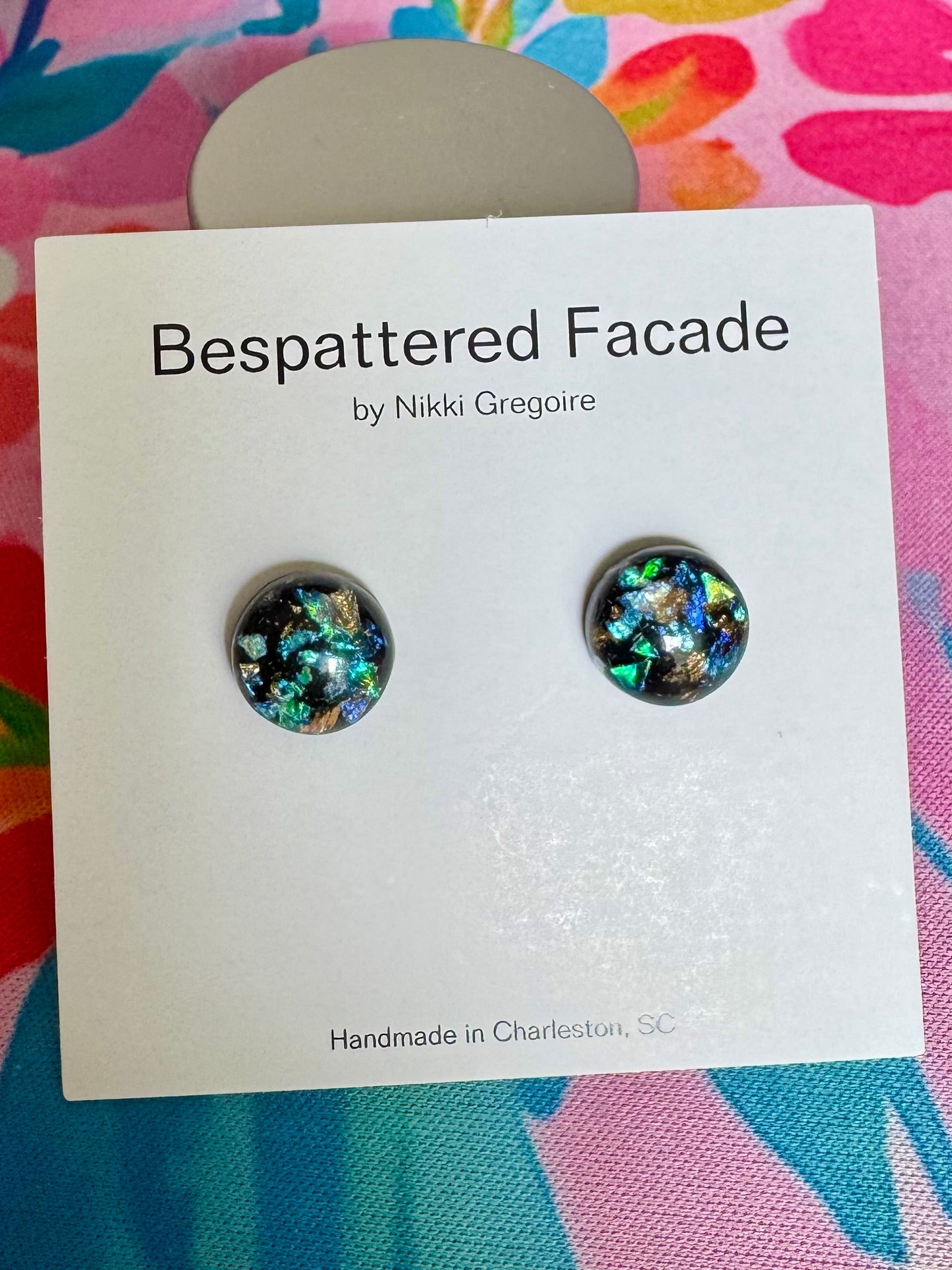 Holographic Stud Earrings