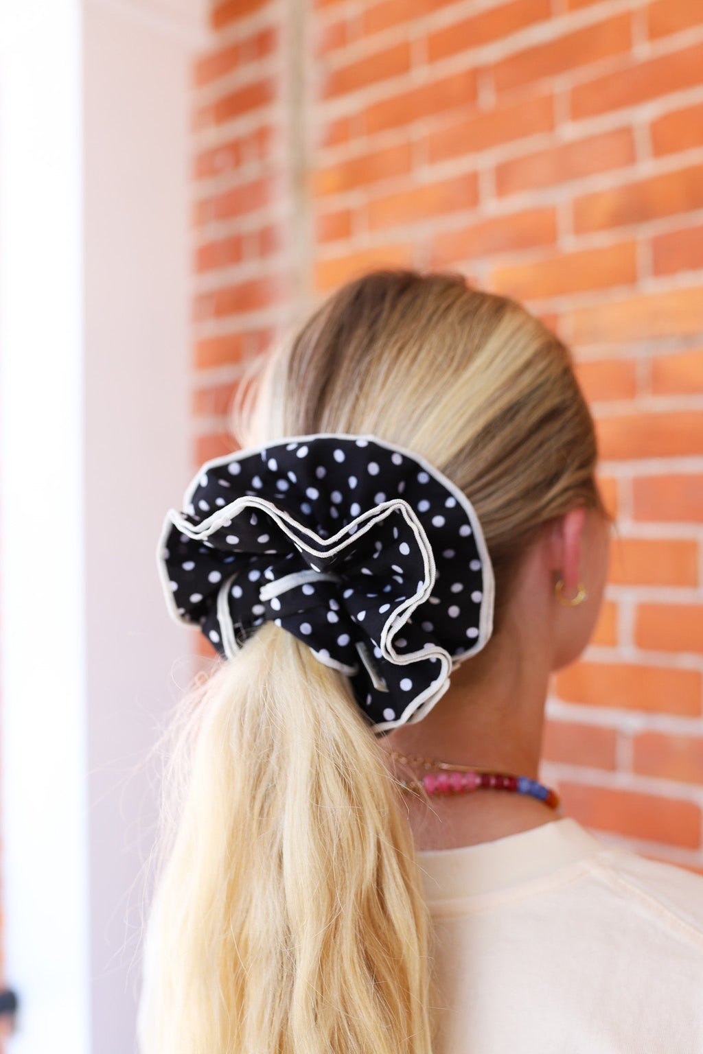 POLKA DOT CORSET SCRUNCHIE