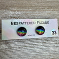 Rainbow Magic Drop Stud Dichroic Glass Earrings (33)