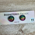 Rainbow Magic Drop Stud Dichroic Glass Earrings (11)