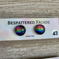Rainbow Magic Drop Stud Dichroic Glass Earrings (43)