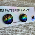 Rainbow Magic Drop Stud Dichroic Glass Earrings (48)