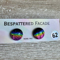 Rainbow Magic Drop Stud Dichroic Glass Earrings (62)