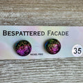 Rainbow Magic Drop Stud Dichroic Glass Earrings (35)