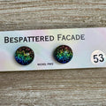 Rainbow Magic Drop Stud Dichroic Glass Earrings (53)