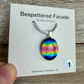 Rainbow Magic Drop Dichroic Glass Pendant (1)