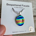 Rainbow Magic Drop Dichroic Glass Pendant (22)