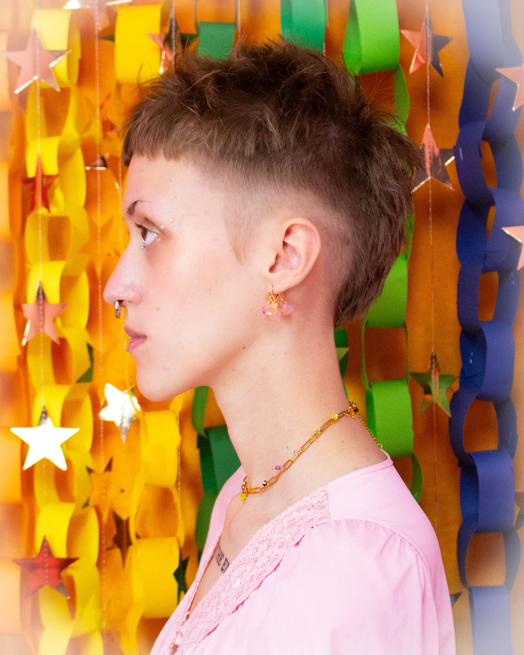 Dainty Trio Heart Pride Earrings
