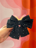 Polka Dot Hair Bow Clip