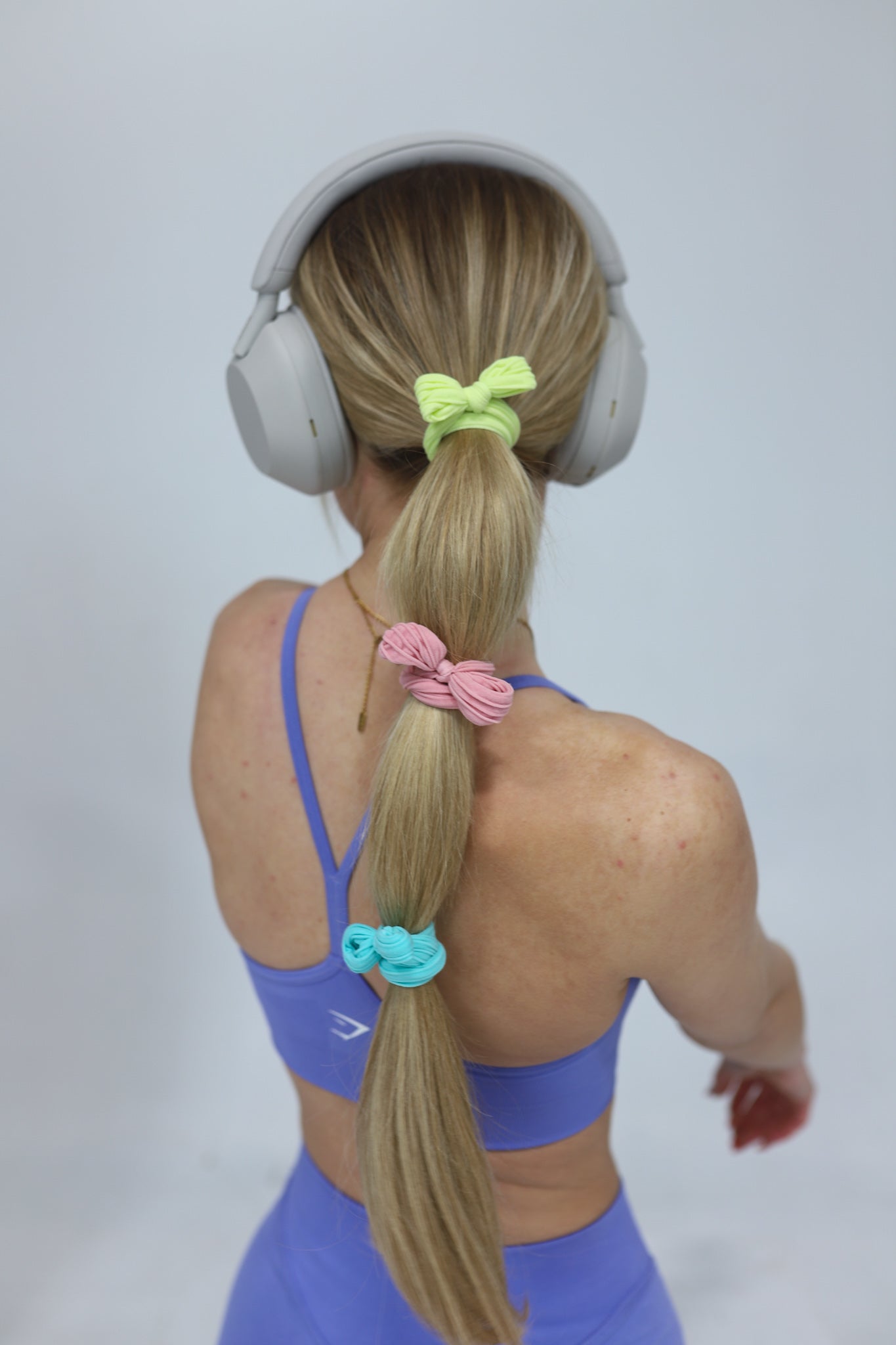 BOW SLICK BACK PONYTAILS (PACK OF 3)