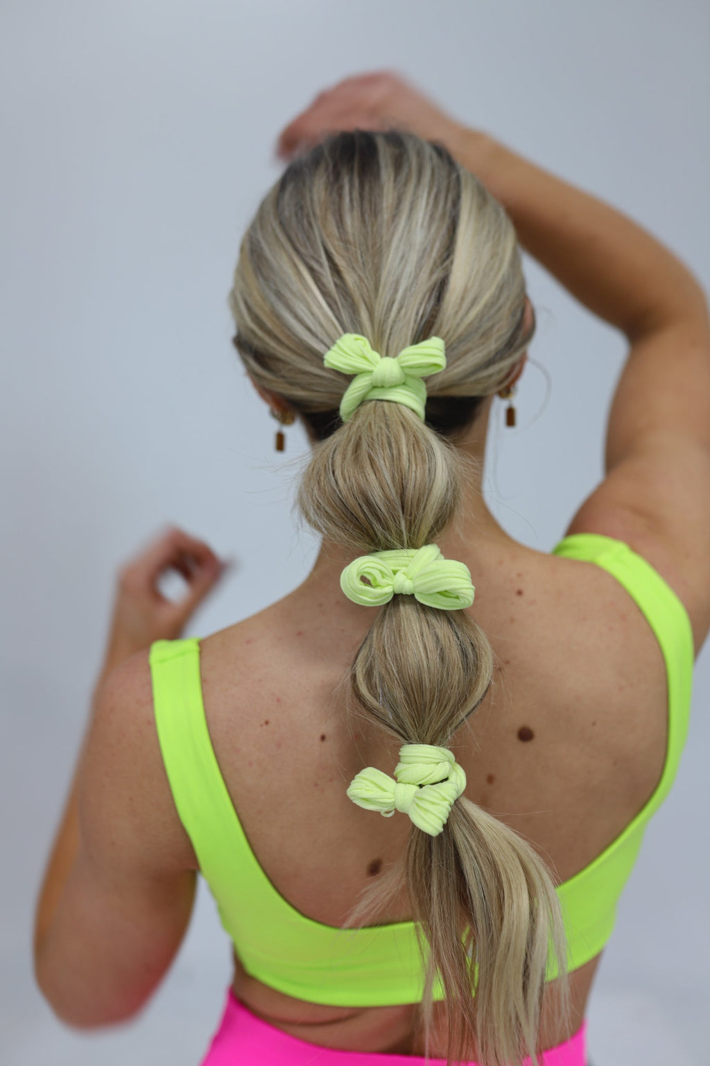 BOW SLICK BACK PONYTAILS (PACK OF 3)