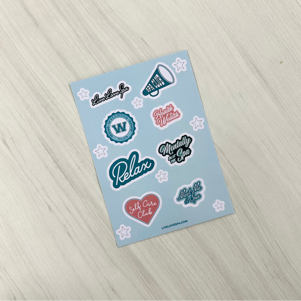 Collegiate Cuties Stickers (4x6 Sheet) – Limited Edition | Lucky Owl