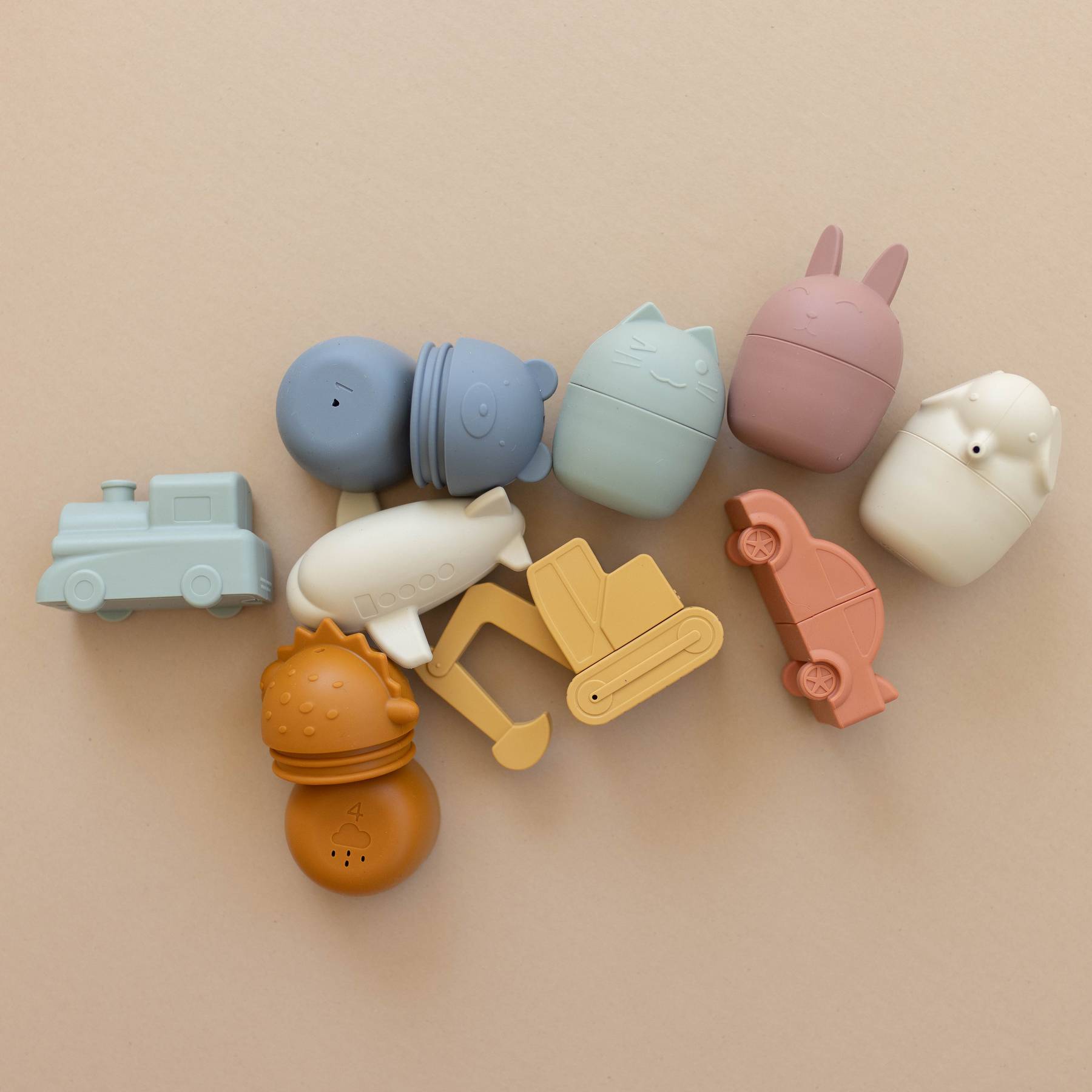 Animal Bath Toy Set