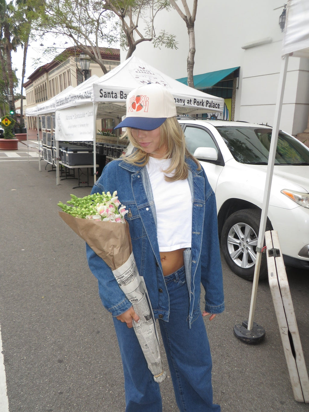 STRAWBERRY KAXI TRUCKER HAT