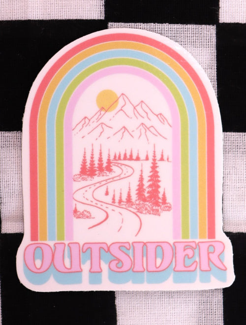"Outsider" Sticker