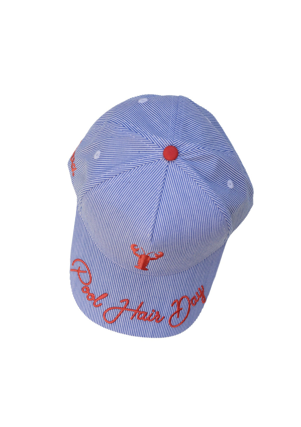 POOL HAIR DAY STRIPED TRUCKER HAT