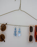 Midnight Blue Confetti Stars Earrings