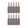 10 PCS CTIA and OMTP Earphone Microphone Universal System Conversion Plug