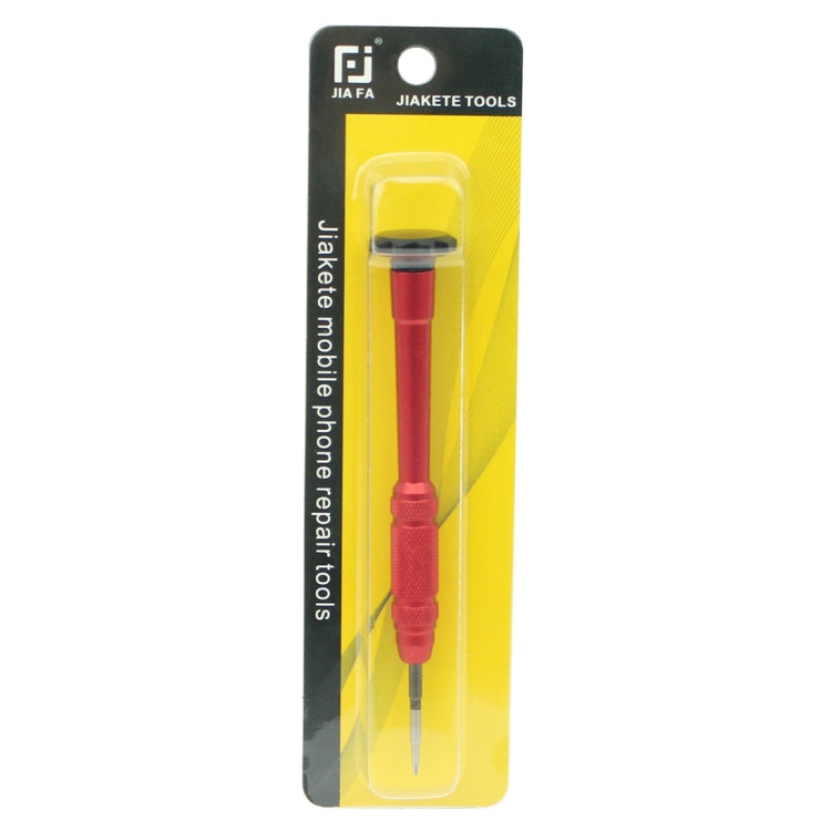 JIAFA JF-609-0.8 Pentalobe 0.8 Screwdriver for iPhone Charging Port Screws (Red)
