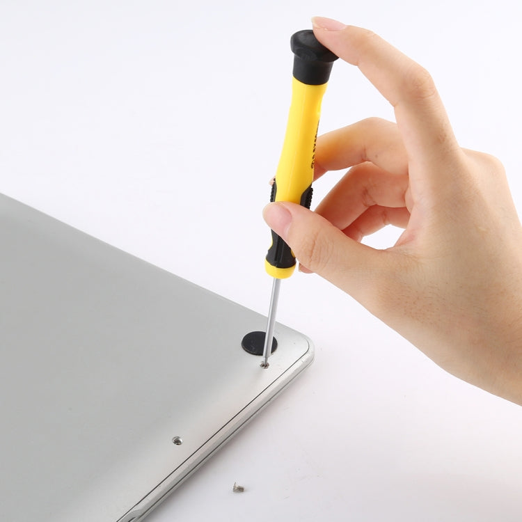 JIAFA JF-611-Y Tri-point 0.6 Repair Screwdriver for iPhone 7 & 7 Plus & Apple Watch(Yellow)