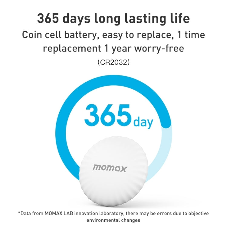 MOMAX PINTAG BR5 Wireless Positioning Anti-lost Device (Gold)