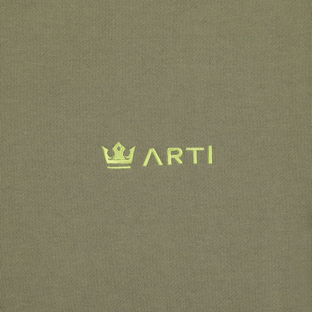 ARTI “Let’s Play” Heavyweight Crewneck – Olive Green