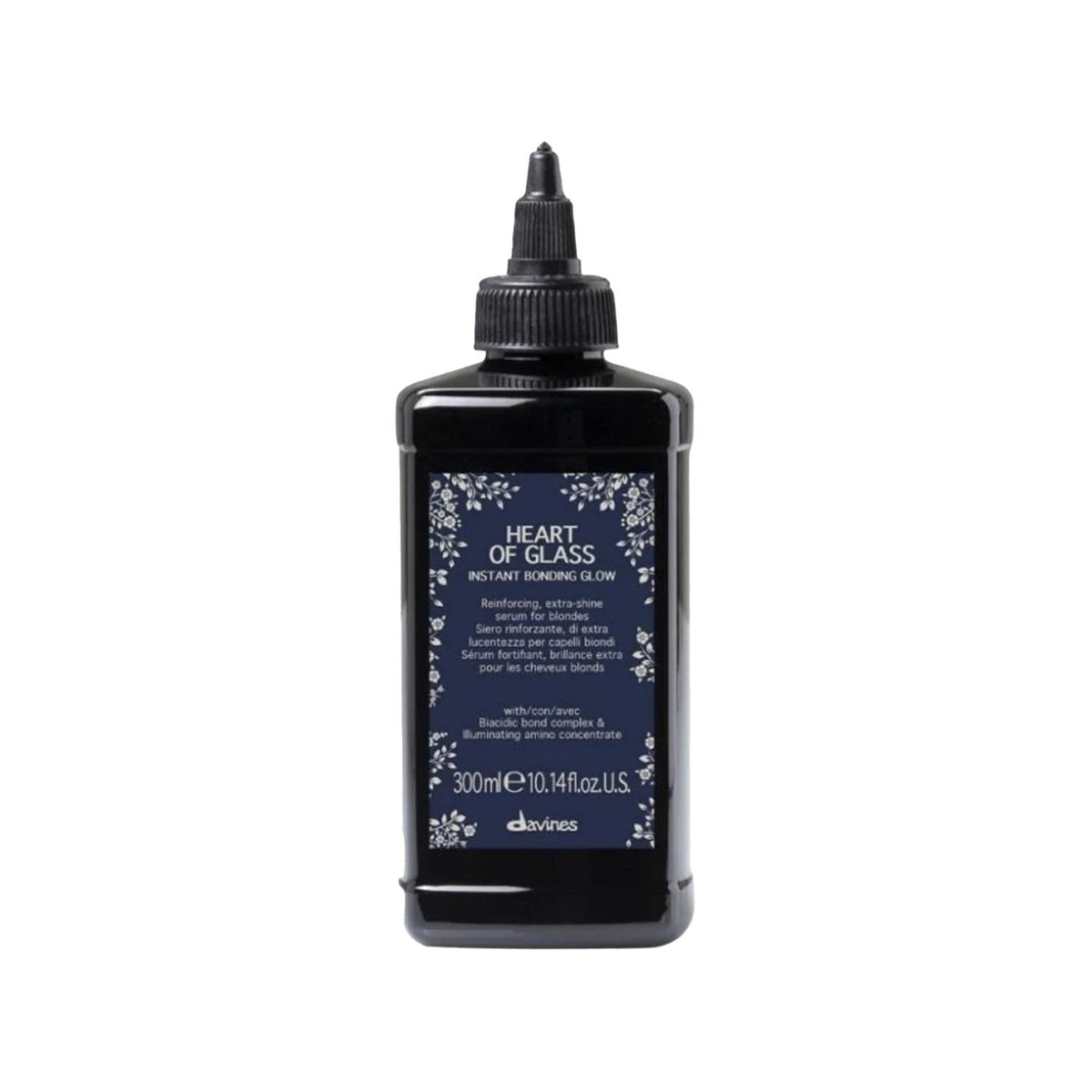 Davines Heart Of Glass Blonde Hair Serum - Instant Shine for Color-Treated Hair, 300ml