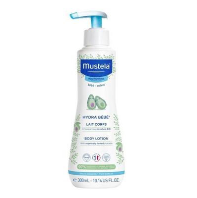 Mustela Hydra Bebe Baby Body Lotion - Hypoallergenic, Natural, Dermatologically Tested - 10.14 fl oz