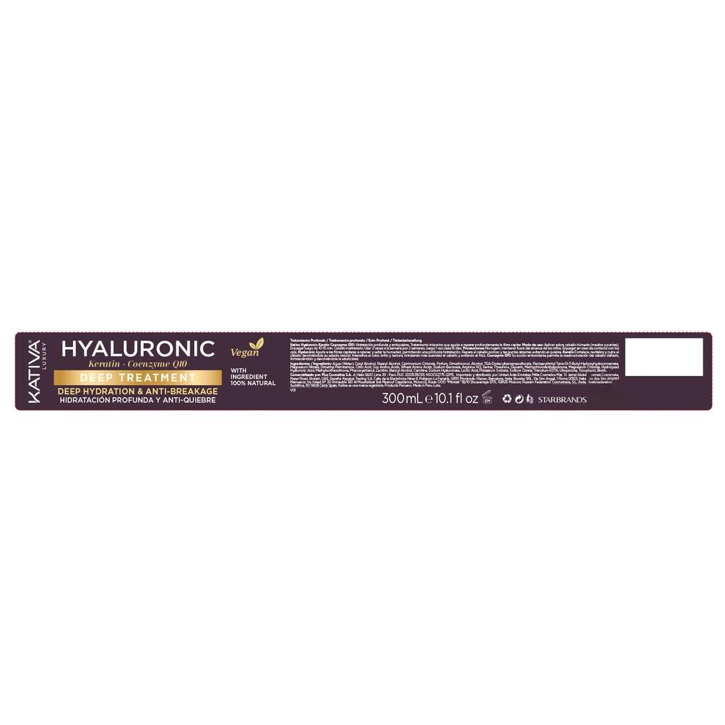 Kativa Hyaluronic Moisturizing Anti-Breakage Hair Mask 300 ml