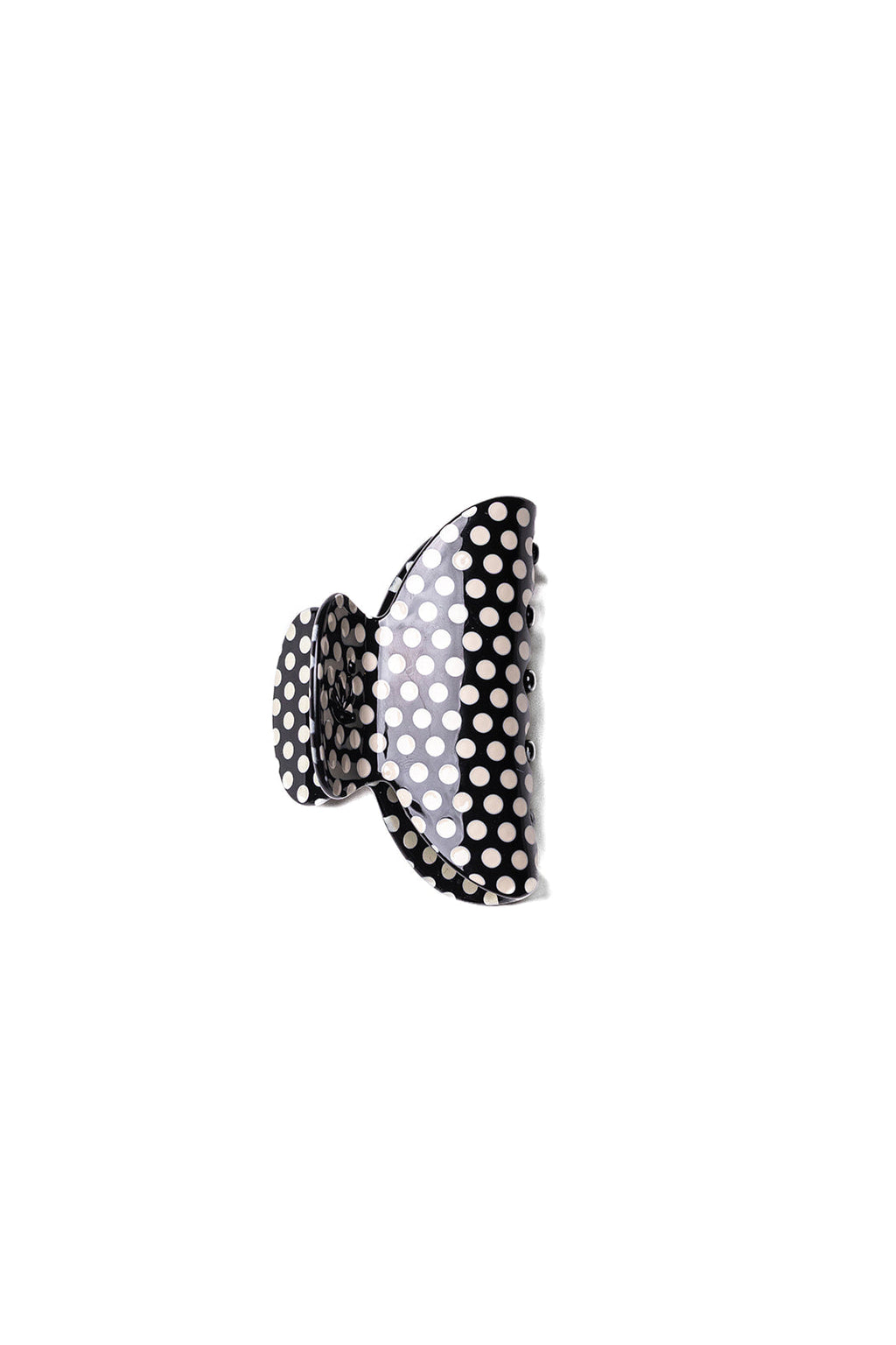 BLACK & WHITE POLKA DOT CLAW