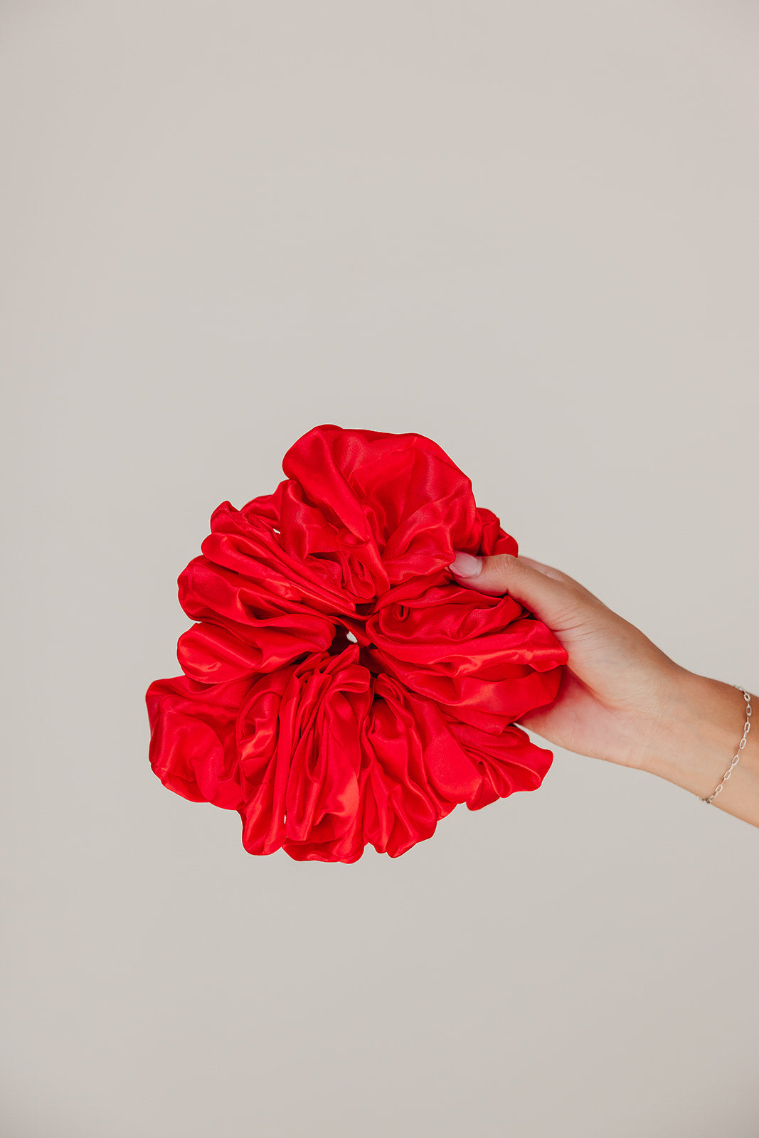 JUMBO SLEEP SILK/SATIN SCRUNCHIES