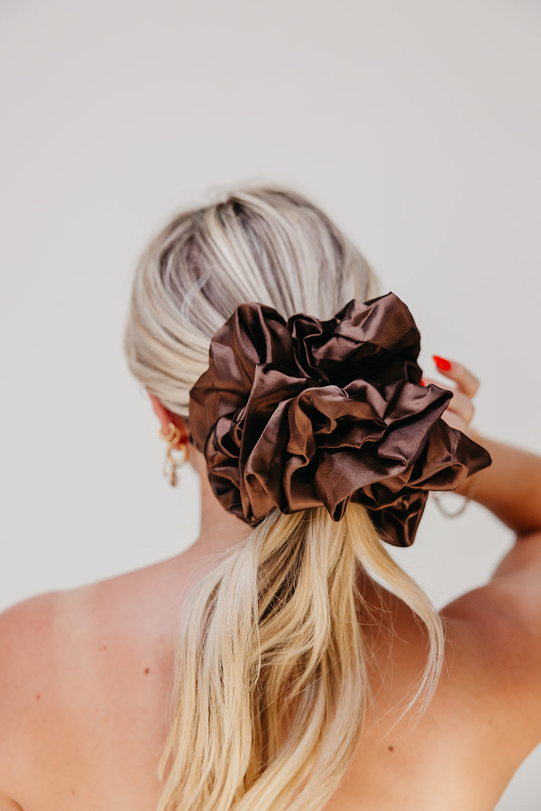 JUMBO SLEEP SILK/SATIN SCRUNCHIES