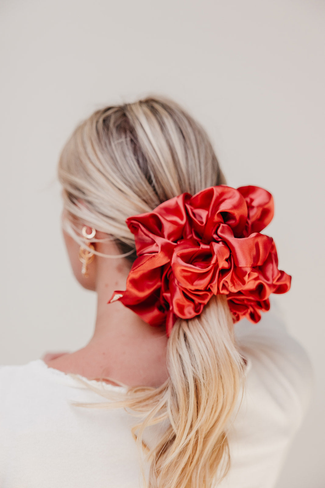 JUMBO SLEEP SILK/SATIN SCRUNCHIES