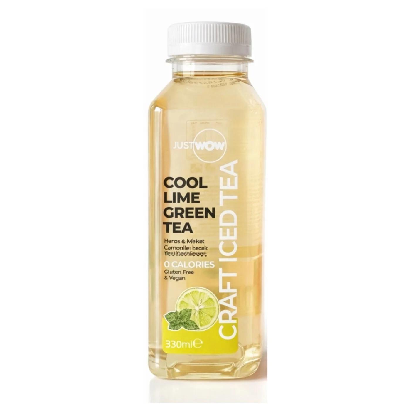 Just Wow Craft Iced Tea Cool Lime Green Tea 330 ml