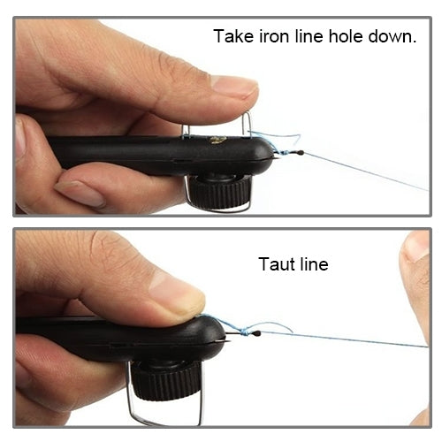 Fishing Line String Knotter Fishing Hook Tie Device Manual Knot Tying Tool