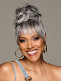 Kim Kimble Sleek Style Bun & Bangs Hairpiece