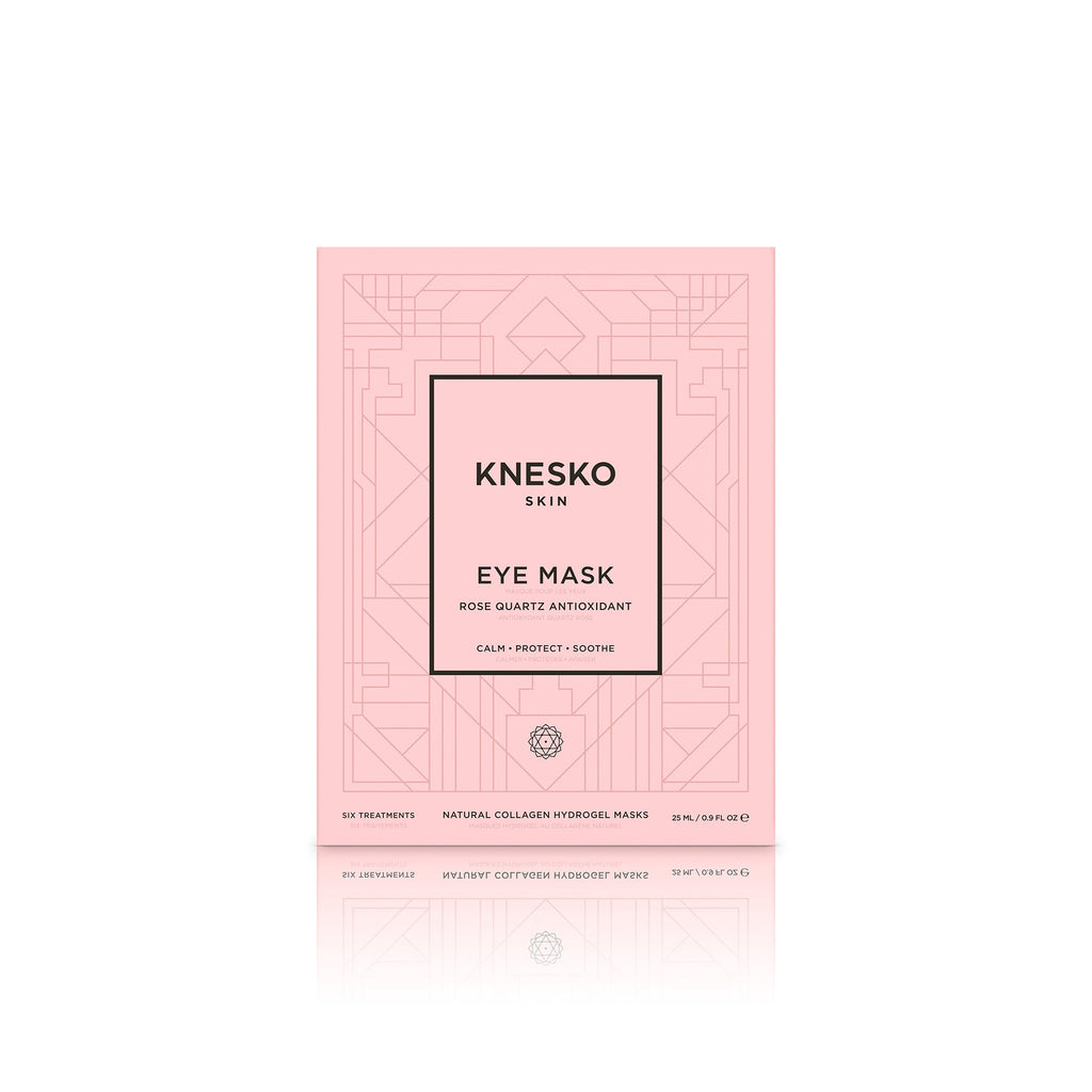 Rose Quartz Antioxidant Eye Mask - 6 Pack | Knesko
