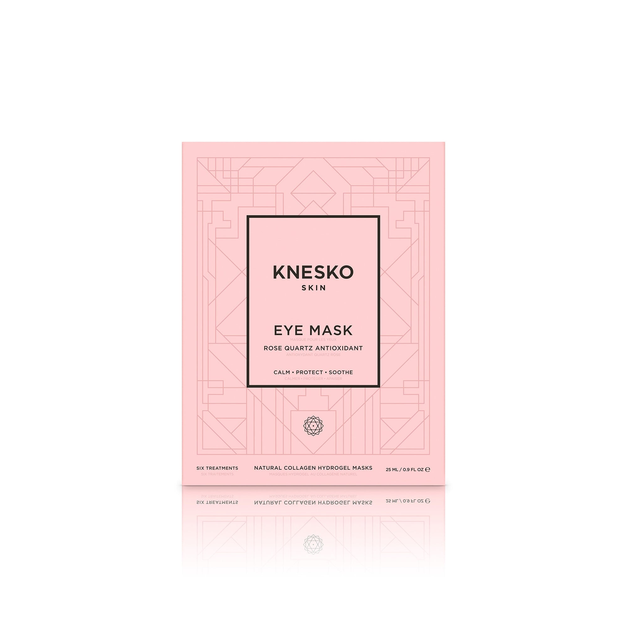 Rose Quartz Antioxidant Eye Mask - 6 Pack | Knesko