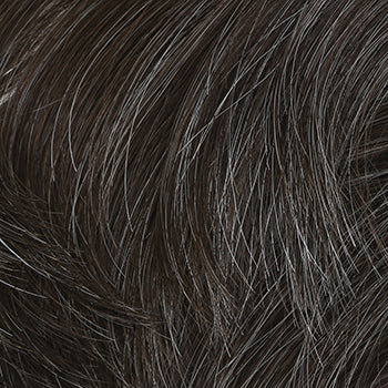 HIM Collection Dignified Men's Wig, M34S 10% Grey / Medium Brown