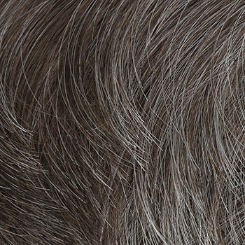 HIM Collection Dignified Men's Wig, M36S 20% Grey / Light Ash Brown