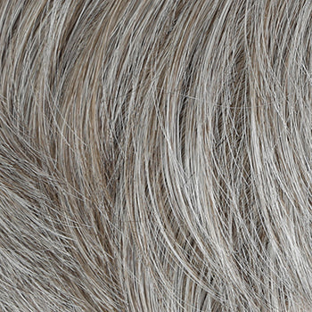 HIM Collection Dignified Men's Wig, M51S 50% Grey / Light Ash Blonde