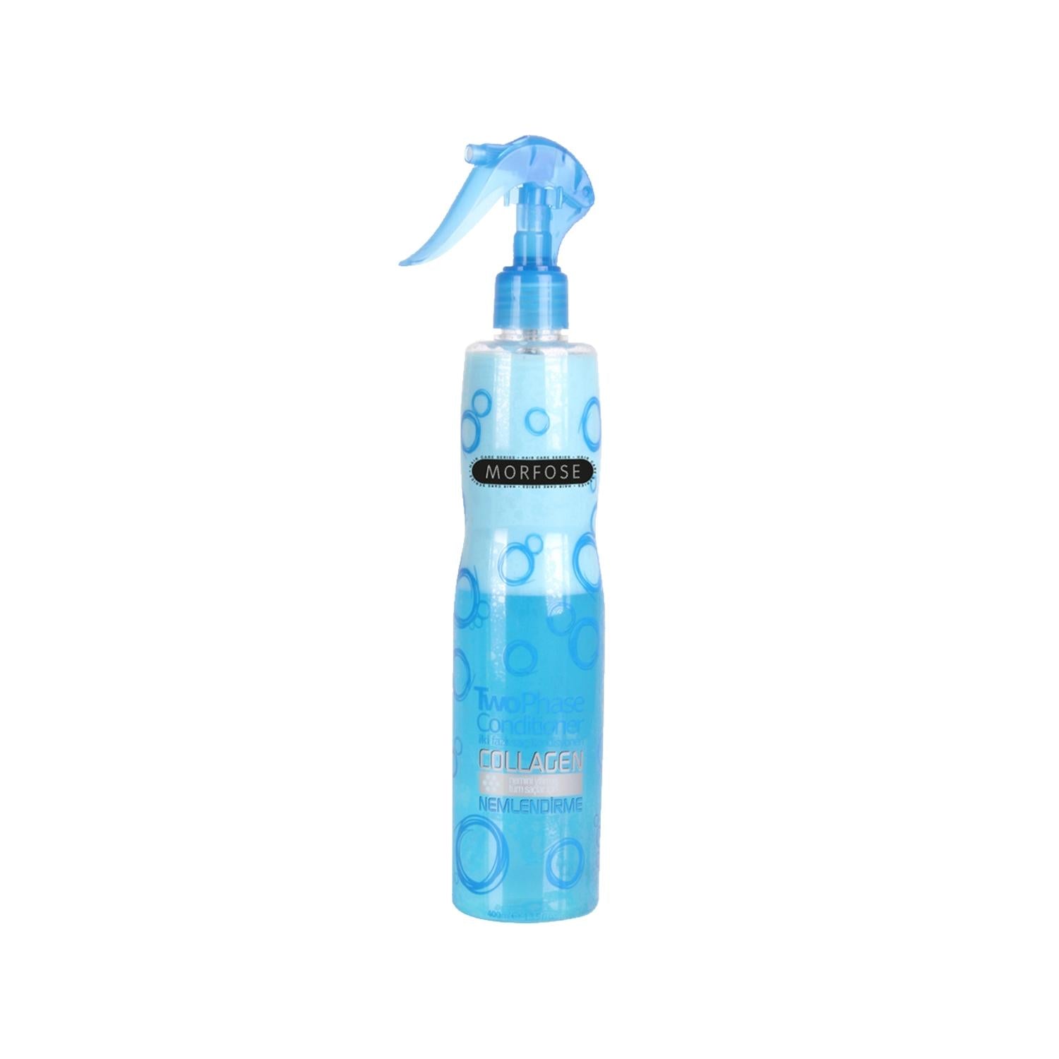 Morfose Two-Phase Hair Detangler Spray, 400ml - Blue - Easy Combing Solution for Tangles