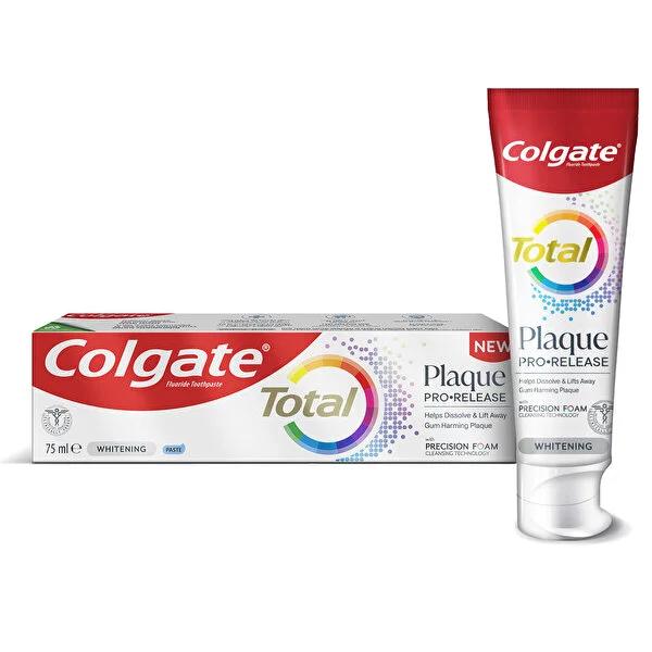 Colgate Total Plaque Pro Release Toothpaste - Advanced Oral Care for Plaque Removal & 24-Hour Protection