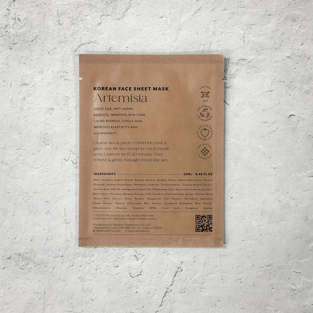 Korean Sheet Mask - You Deserve a Break | Lucky Owl