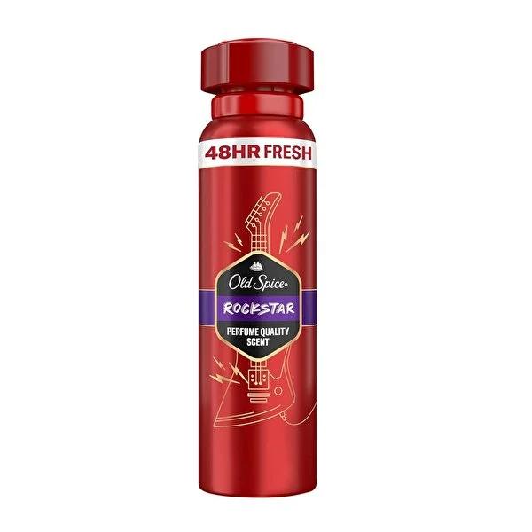Old Spice Rockstar Deodorant Body Spray for Men - 48-Hour Odor Protection, Aluminum-Free, No Stains, Long Lasting Rockstar Scent