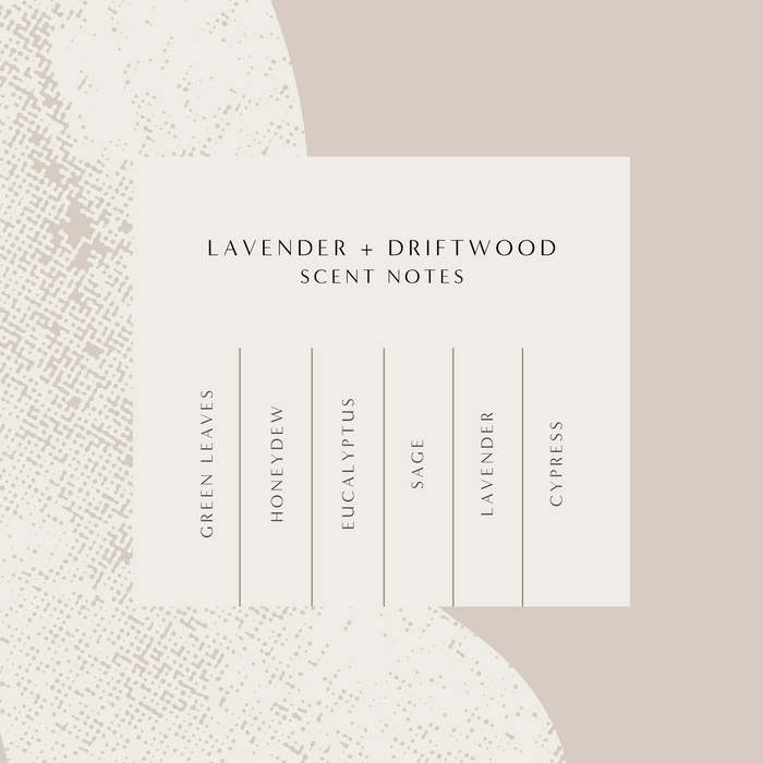 Lavender + Driftwood 9 oz Soy Candle | ROAM Homegrown