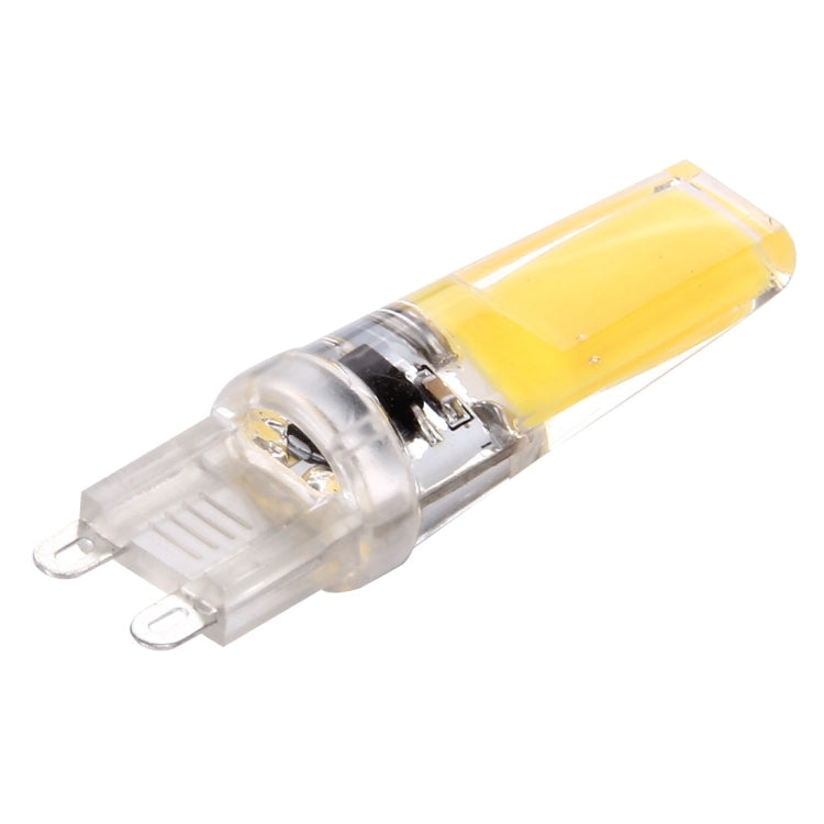 G9 3W 300LM COB LED Light , Silicone Dimmable for Halls / Office / Home, AC 220-240V, Transparent Plug(Warm White)